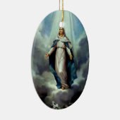 Maagd Maria zonder blozen - Moeder van God Keramisch Ornament (Rechts)