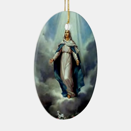 Maagd Maria zonder blozen - Moeder van God Keramisch Ornament (Rechts)