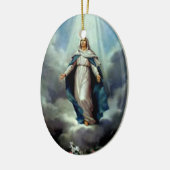 Maagd Maria zonder blozen - Moeder van God Keramisch Ornament (Links)
