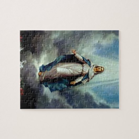 Maagd Maria zonder blozen - Moeder van God Legpuzzel (Horizontaal)