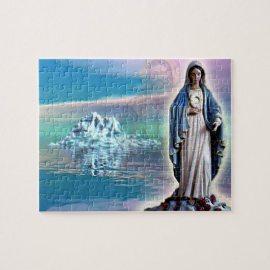 Maagd Maria zonder blozen - Moeder van God Legpuzzel (Horizontaal)
