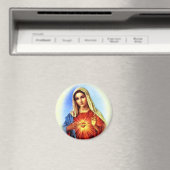 Maagd Maria zonder blozen - Moeder van God Magneet (Insitu (Vaatwasser))