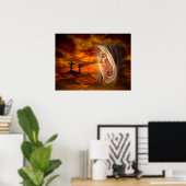 Maagd Maria zonder blozen - Moeder van God Poster (Thuiskantoor)