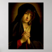 Maagd Maria zonder blozen - Moeder van God Poster (Voorkant)