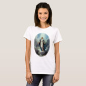 Maagd Maria zonder blozen - Moeder van God T-shirt (Voorkant volledig)