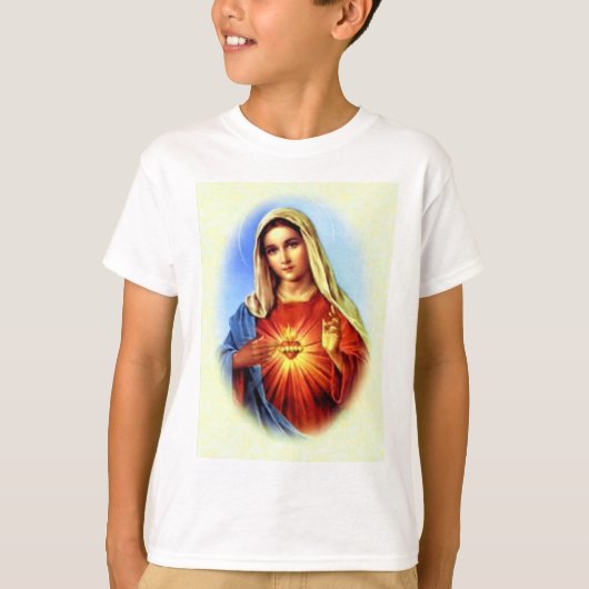Maagd Maria zonder blozen - Moeder van God T-shirt (Voorkant)