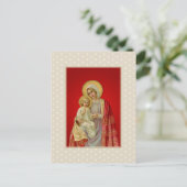  Maagd Maria zonder Zachte Jezus Briefkaart (Staand voorkant)