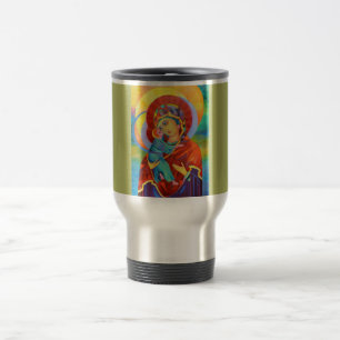 Maagd Mary and Child Our Lady Travel Mug Reisbeker