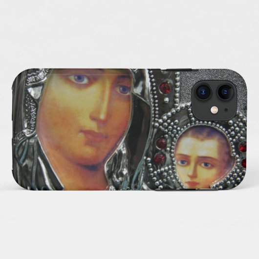 Maagd Mary & Baby Jesus iPhone5 Hoesje (Achterkant (horizontaal))