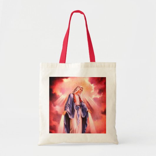 Maagd Mary Bag zonder blozen Tote Bag (Voorkant)