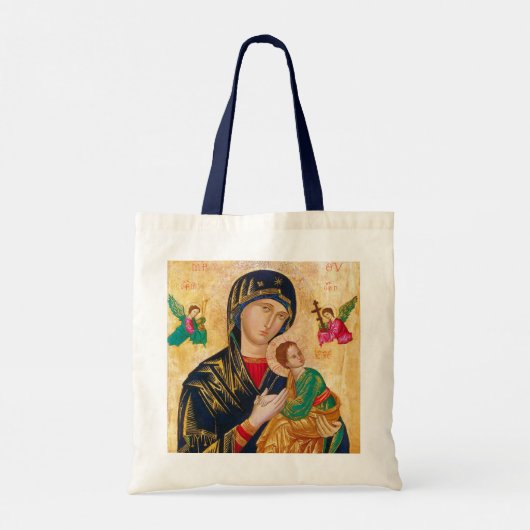 Maagd Mary Bag zonder blozen Tote Bag (Achterkant)