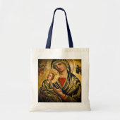 Maagd Mary Bag zonder blozen Tote Bag (Voorkant)