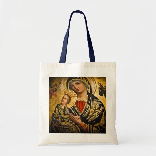 Maagd Mary Bag zonder blozen Tote Bag (Voorkant)