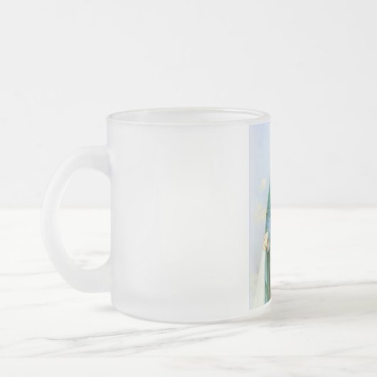 Maagd Mary Crescent Moon Mok (Links)