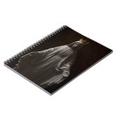 Maagd Mary die een gouden kroonspiraal droeg Notitieboek (Linkerzijde)