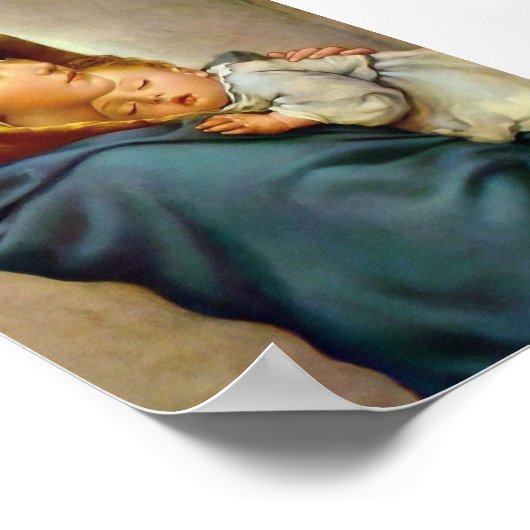 Maagd Mary en Child Madonna van de Streets Poster (Hoek)