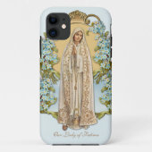 Maagd Mary Floral Religieuze Dame van Fatima Case-Mate iPhone Case (Achterkant)