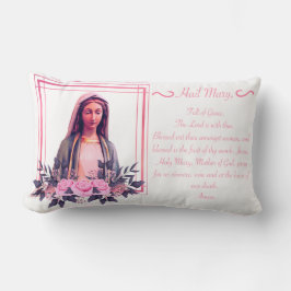 Maagd Mary-Hail Mary Lumbar Prayer Pillow Kussen