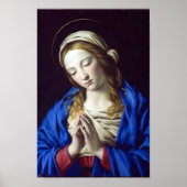 Maagd Mary in het poster van Prayer (Voorkant)