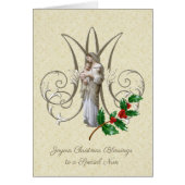 Maagd Mary Jesus Lamb Religieuze Katholieke Nun (Voorkant)