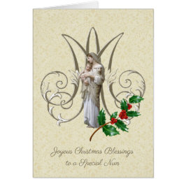 Maagd Mary Jesus Lamb Religieuze Katholieke Nun