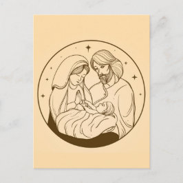 Maagd Mary Jesus Natitivity Kerstmis Briefkaart