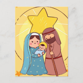 Maagd Mary Jesus Natitivity Kerstmis Briefkaart