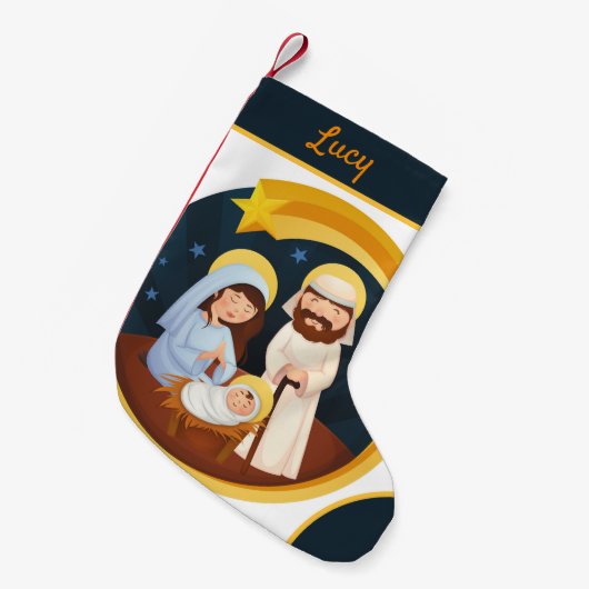 Maagd Mary Jesus Natitivity Kerstmis Kleine Kerstsok (Voorkant (Hangend))