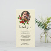 Maagd Mary Jesus Religieuze condoleances Bedankkaart (Staand voorkant)