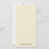 Maagd Mary Jesus Religieuze condoleances Bedankkaart (Achterkant)