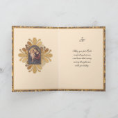 Maagd Mary Jezus Jubileum van verlies van één verl Kaart (Binnen)