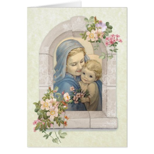 Maagd Mary Jezus Religieuze (Voorkant)