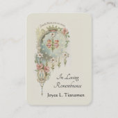 Maagd Mary Katholieke begrafenis Memorial Heilige Visitekaartje (Voorkant)