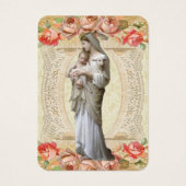 Maagd Mary Katholieke begrafenis Memorial Heilige  Visitekaartje (Voorkant)