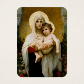 Maagd Mary Katholieke begrafenis Memorial Heilige  Visitekaartje (Voorkant)