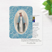 Maagd Mary Katholieke begrafenis Memorial Heilige  Visitekaartje (Bureau)