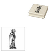 Maagd Mary Katholieke Religieuze Gezegende Moeder Rubberstempel (Gestempeld)