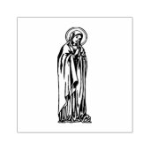 Maagd Mary Katholieke Religieuze Gezegende Moeder Rubberstempel (Afrduk)
