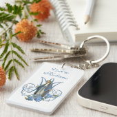 Maagd Mary Memorare is katholiek gebed  Sleutelhanger (Voorkant Rechts)