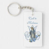 Maagd Mary Memorare is katholiek gebed Sleutelhanger (Voorkant)