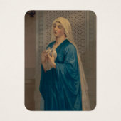 Maagd Mary Memorare Prayer zonder blote ogen Visitekaartje (Voorkant)