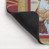 Maagd Mary met Christus Kind Mousepad ICON Muismat (Hoek)