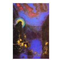 Maagd Mary met Corona Symbolist Painting - Redon