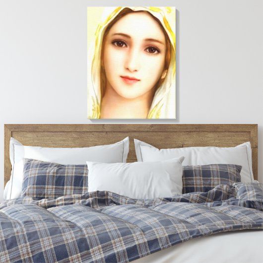 Maagd Mary, Moeder van God Canvas Afdruk (Insitu (Slaapkamer))