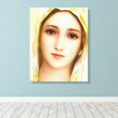 Maagd Mary, Moeder van God Canvas Afdruk (Insitu (Houten vloer))