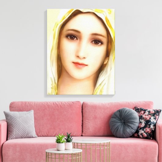 Maagd Mary, Moeder van God Canvas Afdruk (Insitu (Woonkamer))