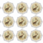 Maagd Mary Mount Carmel Jesus Religieuze Vinyl Sticker (Voorkant)