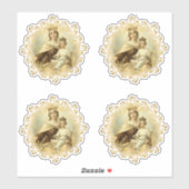 Maagd Mary Mount Carmel Jesus Religieuze Vinyl Sticker (Vel)