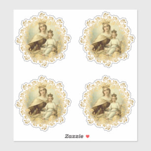 Maagd Mary Mount Carmel Jesus Religieuze Vinyl Sticker