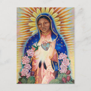 Maagd Mary - Onze dame van Guadalupe Briefkaart